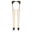 Панчохи Cottelli Collection Straps Strumpfhose, тілесні - Фото №3