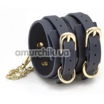 Фиксаторы для ног Bondage Couture Ankle Cuffs, синие - Фото №1