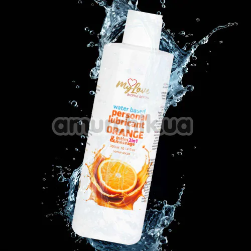 Масажний лубрикант MyLove Aroma Series Personal Lubricant 2in1 Orange - апельсин, 300 мл