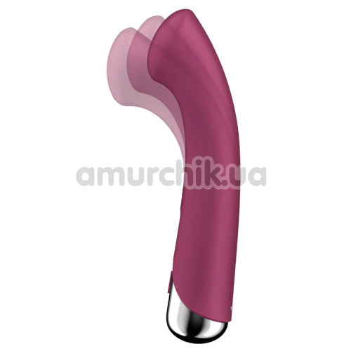 Вибратор для точки G с ротацией Satisfyer Spinning G-Spot 1, бордовый