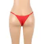 Трусики-стрінги Star Night Floral And Rhinestone G-Strings, червоні - Фото №5