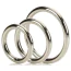 Набір ерекційних кілець Silver Ring Set, срібний - Фото №1