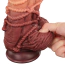 Фалоімітатор Dual-Layered Silicone Nature Cock LV411071, коричневий - Фото №14