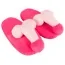 Тапочки-приколы Penis Slippers Pink - Фото №1
