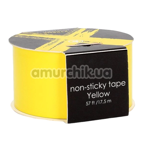 Бондажная лента Ouch! Xtreme Bondage Tape 17.5m, желтая