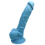 Фаллоимитатор Silexd Premium Silicone Dildo Model 1 Size 7, голубой - Фото №1