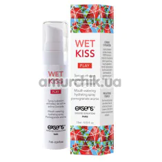 Спрей для посилення слиновиділення Exsens Play Wet Kiss - гранат, 15 мл - Фото №1