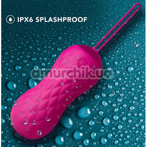 Виброяйцо с ротацией Lush Carina, розовое