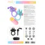 Виброкольцо для члена Party Color Toys Riny, бирюзовое - Фото №12
