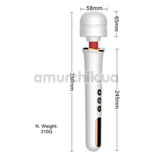 Универсальный вибромассажер Boss Series Wand Super Powerful 10 Function, черный
