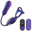 Анальний вібростимулятор з ерекційним кільцем та поштовхами Hueman Deep Impact, фіолетовий - Фото №2
