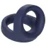 Эрекционное кольцо для члена Viceroy Max Dual Ring, синее - Фото №5