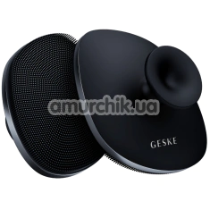 Щетка для тела Geske Body Brush 4 in 1 Suction Mount Metal, черная - Фото №1