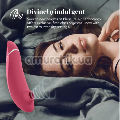 Симулятор орального сексу для жінок Womanizer Premium 2, рожевий