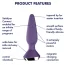 Анальная пробка с вибрацией Satisfyer Plug-ilicious 1, фиолетовая - Фото №6