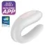 Вібратор Satisfyer Double Joy Partner Vibrator, білий - Фото №10