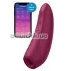 Симулятор орального сексу для жінок Satisfyer Curvy 1+, бордовий - Фото №1