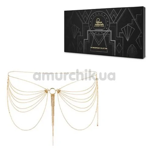 Украшение для тела Bijoux Indiscrets The Magnifique Collection Waist Chain, золотое