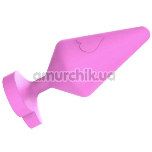Анальна пробка MisSweet Luv Heart Plug Small, рожева