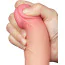 Фаллоимитатор Sliding-Skin Dual Layer Dong 7.5 с мошонкой, телесный - Фото №12