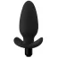 Анальна пробка з вібрацією Anal Adventures Platinum Saddle Plug, чорна - Фото №2
