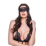 Боди Sexy Strappy Lace Teddy with Garters, черное - Фото №3