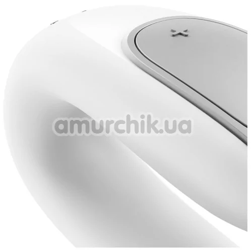 Вибратор Satisfyer Double Fun Partner Vibrator, белый