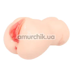 Искусственная вагина с вибрацией Kokos Onahole 004 Vanilla, телесная - Фото №1