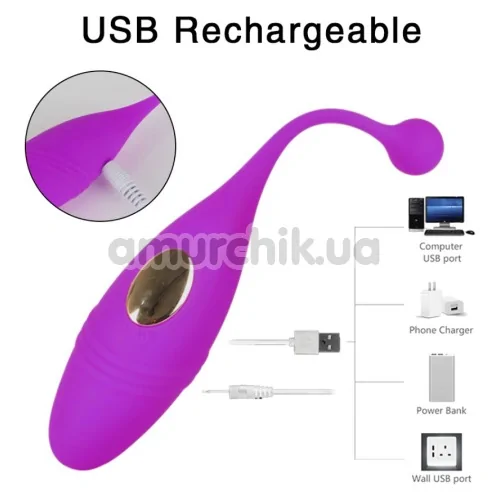 Виброяйцо Remote Control Vibrating Egg PL-APP886, фиолетовое