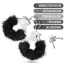 Наручники Temptasia Plush Fur Cuffs, черные - Фото №5