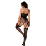 Комбинезон Star Night Floral Fishnet Bodystocking, черный - Фото №5