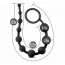 Анальные шарики Anal Adventures Platinum 10 Anal Beads, черные - Фото №4