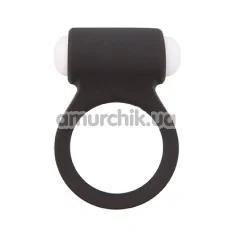 Віброкільце Lit - Up Silicone Stimu - Ring 3, чорне - Фото №1