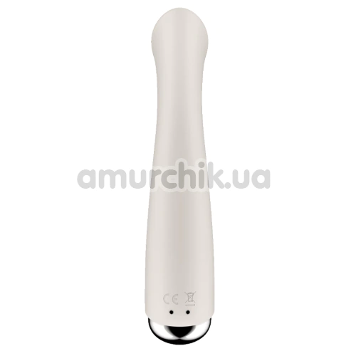 Вібратор для точки G з ротацією Satisfyer Spinning G-Spot 1, бежевий