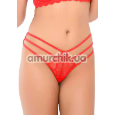 Трусики Daring Intimates Lace String With Straps, червоні - Фото №1