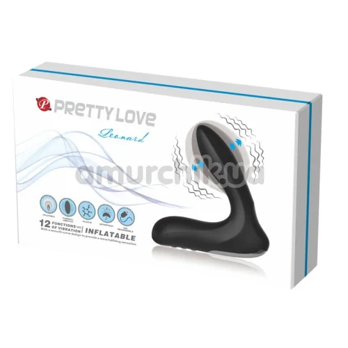 Вибростимулятор простаты Pretty Love Leonard, черный