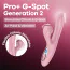 Вібратор з вакуумним стимулятором Satisfyer Pro+ G-Spot Generation 2, рожевий - Фото №8