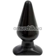 Анальна пробка Classic Butt Plug Smooth Large, чорна - Фото №1
