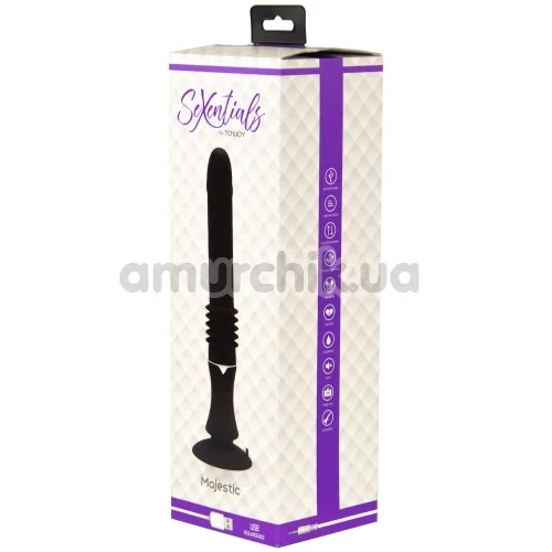 Вібратор SeXentials Majestic, чорний