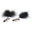 Зажимы для сосков Entice Accesories Feather Nipplettes, черные - Фото №2