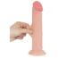 Фаллоимитатор Sliding-Skin Dual Layer Dong 8 без мошонки, телесный - Фото №7