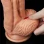 Фаллоимитатор Dual-Layered Silicone Nature Cock LV411014, светло-телесный - Фото №20