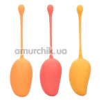 Набір вагінальних кульок Kegel Training Set Mango Squeeze Relax Repeat, помаранчевий - Фото №1