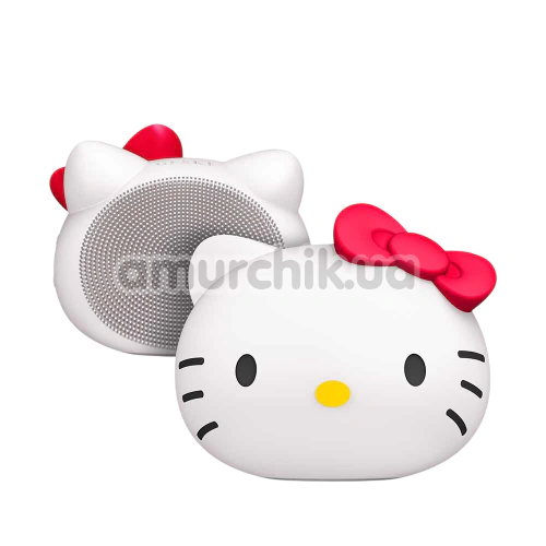 Ультразвуковая щетка для лица Geske Sonic Facial Brush 4 in 1 - Hello Kitty Head, белая