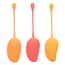 Набор вагинальных шариков Kegel Training Set Mango Squeeze Relax Repeat, оранжевый - Фото №1