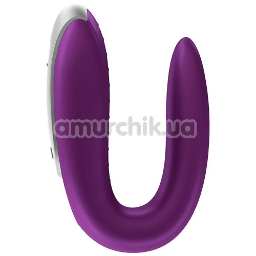 Вибратор Satisfyer Double Fun Partner Vibrator, фиолетовый