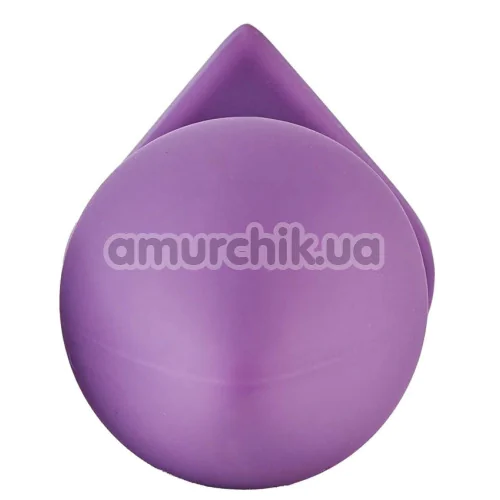 Анальная пробка Love Signal Heart Plug Large, фиолетовая
