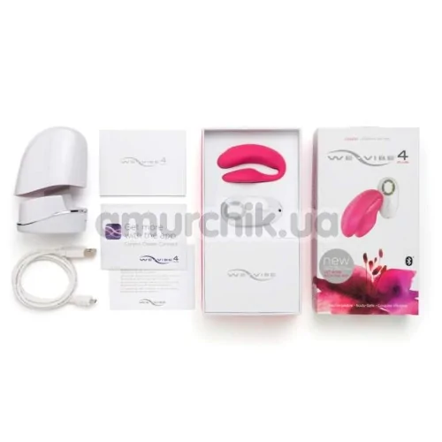 Вибратор We-Vibe 4 Plus Pink (ви вайб 4 плюс розовый)