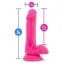 Фаллоимитатор Neo Elite Silicone Dual Density Cock with Balls 6, розовый - Фото №6