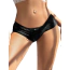 Трусики Star Night Curvy Temptation Crotchless Bikini, чорні - Фото №1